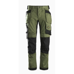  AllroundWork, arbejdsbukser med stretch, hylsterlommer - Snickers 6241