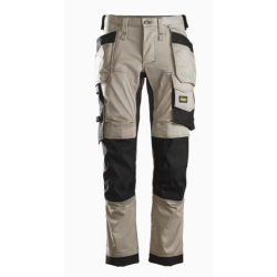  AllroundWork, arbejdsbukser med stretch, hylsterlommer - Snickers 6241